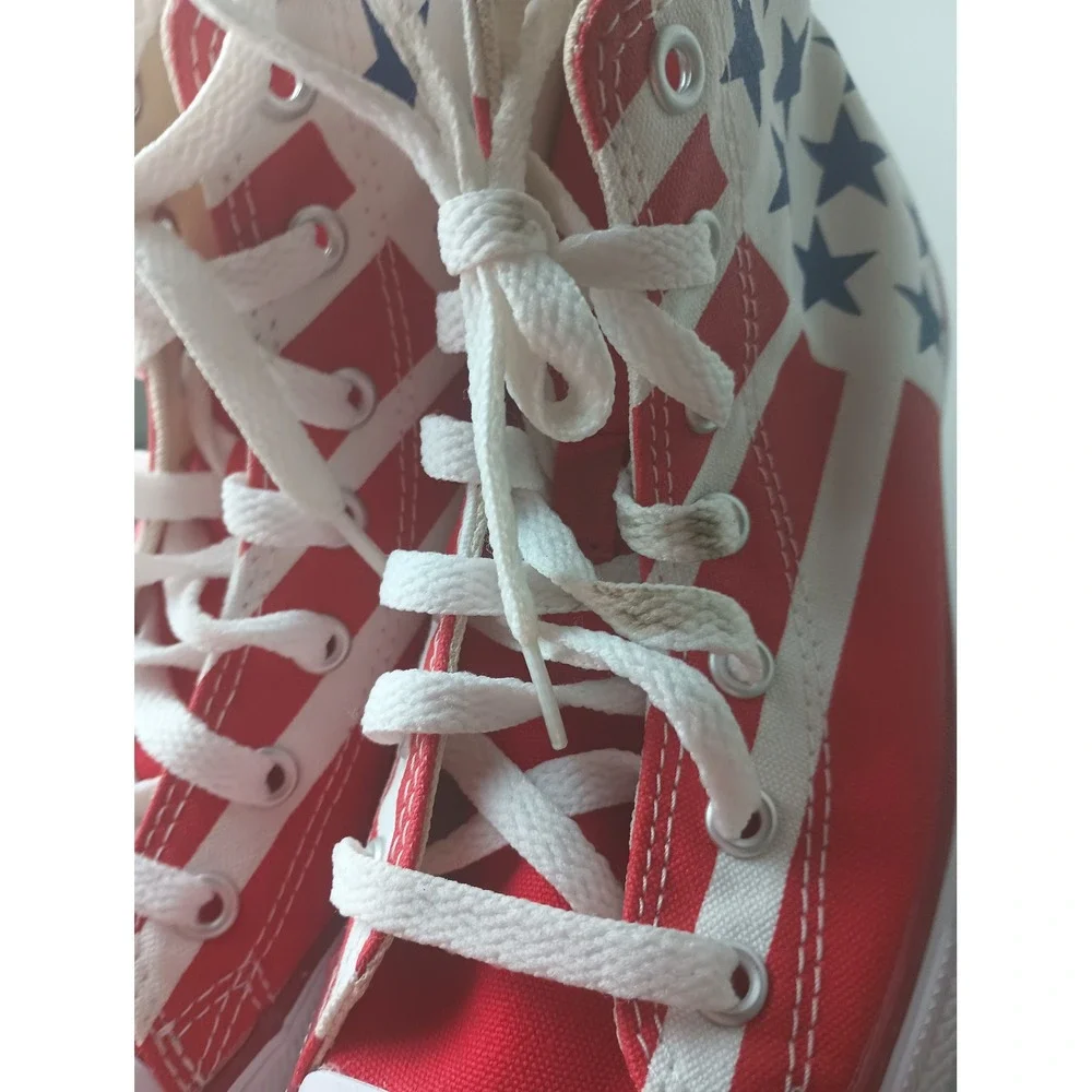 Converse Chuck Taylor All Star High Top Americana Flag Stars Stripes Kids Shoes‎